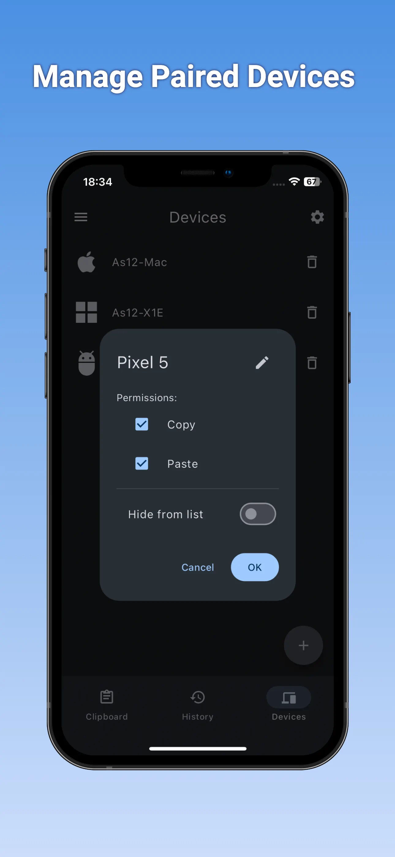 Click to enlarge Clipboard Remote - iPhone #6